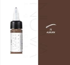 Nuva Colors cejas castaño rojizo 1/2 oz maquillaje permanente pigmento suministros de tinta PMU