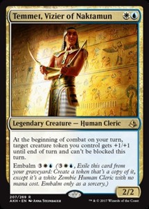 Temmet, Vizier of Naktamun - Foil x1 - Amonkhet - NM-Mint, English - Amonkhet