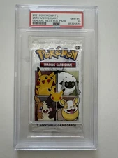 2021 POKEMON GENERAL MILLS 25TH ANNIVERSARY SEALED BOOSTER PACK PSA 10 MINT FOIL