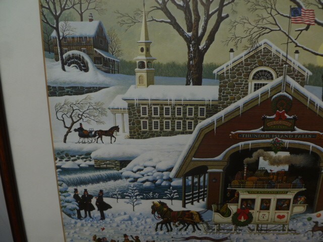 Charles Wysocki: A Christmas Greeting 1000 Piece Puzzle