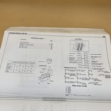 1987-1988 KLM Auto Imported Cars Wiring Diagrams Vol. 1 Sheets Honda Excel
