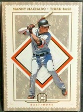 MANNY MACHADO---#24/99 THICK CARD---2018 PANINI CORNERSTONES BASEBALL SD PADRES