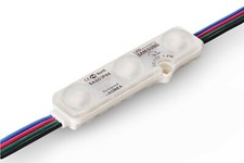 100X RGB 5050 SMD Ultrasonic 3 LED Module Strip sign shop front 0.72w IP68 DC12