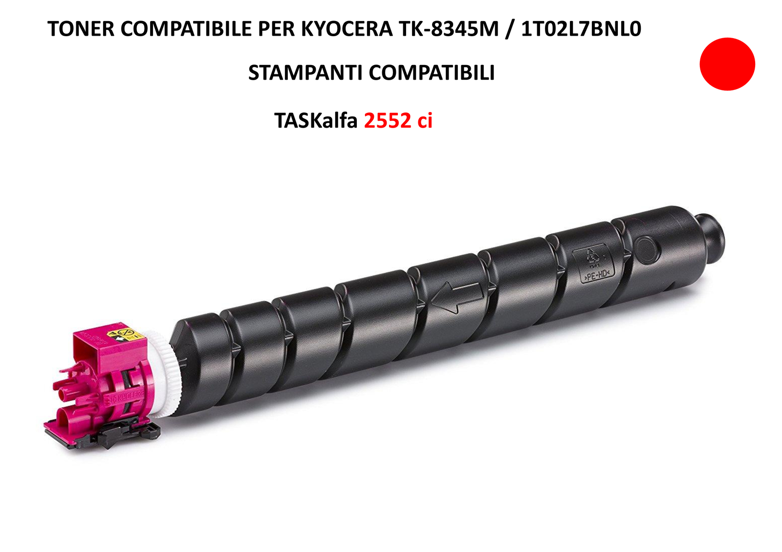 Compatibile Toner Tk8345M  (magenta) per Kyocera TASKalfa 2552 ci
