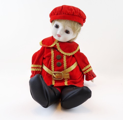 Vintage Sitting Doll MUSIC BOX Moving Head 1970 Musical Figurine