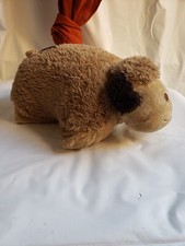 Pillow Pet Pee-Wee Plush Little Brown Puppy Dog Foldable Stuffed Animal Toy 21"