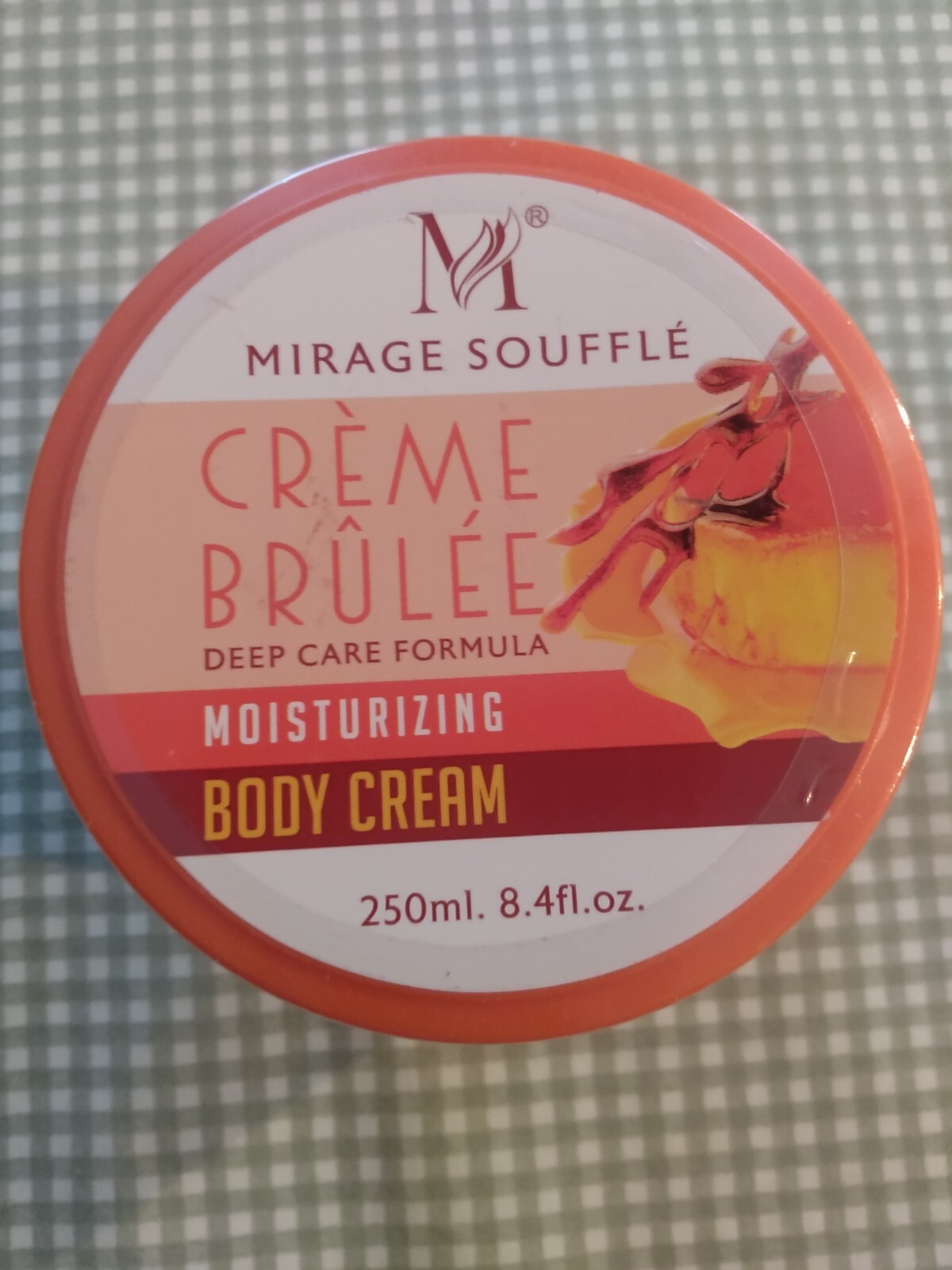 Body Cream Moisturizing Mirage Souffle Creme Brulee Sealed 8.4 oz EXP