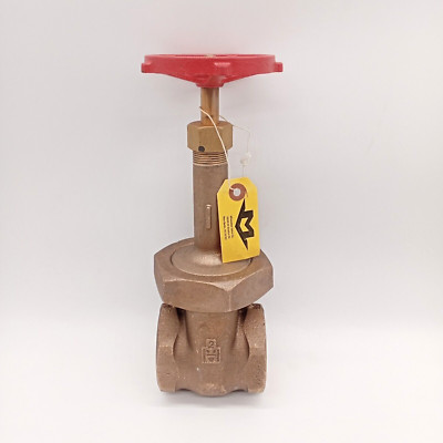 Milwaukee Valve 1184-200 2'' Bronze Body Gate Valve