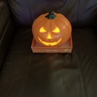 Halloween Singing Pumpkin. MONSTER MASH & I WANT CANDY. Lights Up Too. 8.5” — photo 2