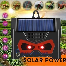 Ultrasonic Solar Animal Repellent Pest Control Snake Rat Deterrent Motion Sensor