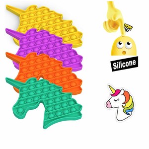 Pop Its Square Fidget Toy Push Pop Bubble Stress Relief Kids Pop Tiktok Unicorn Ebay