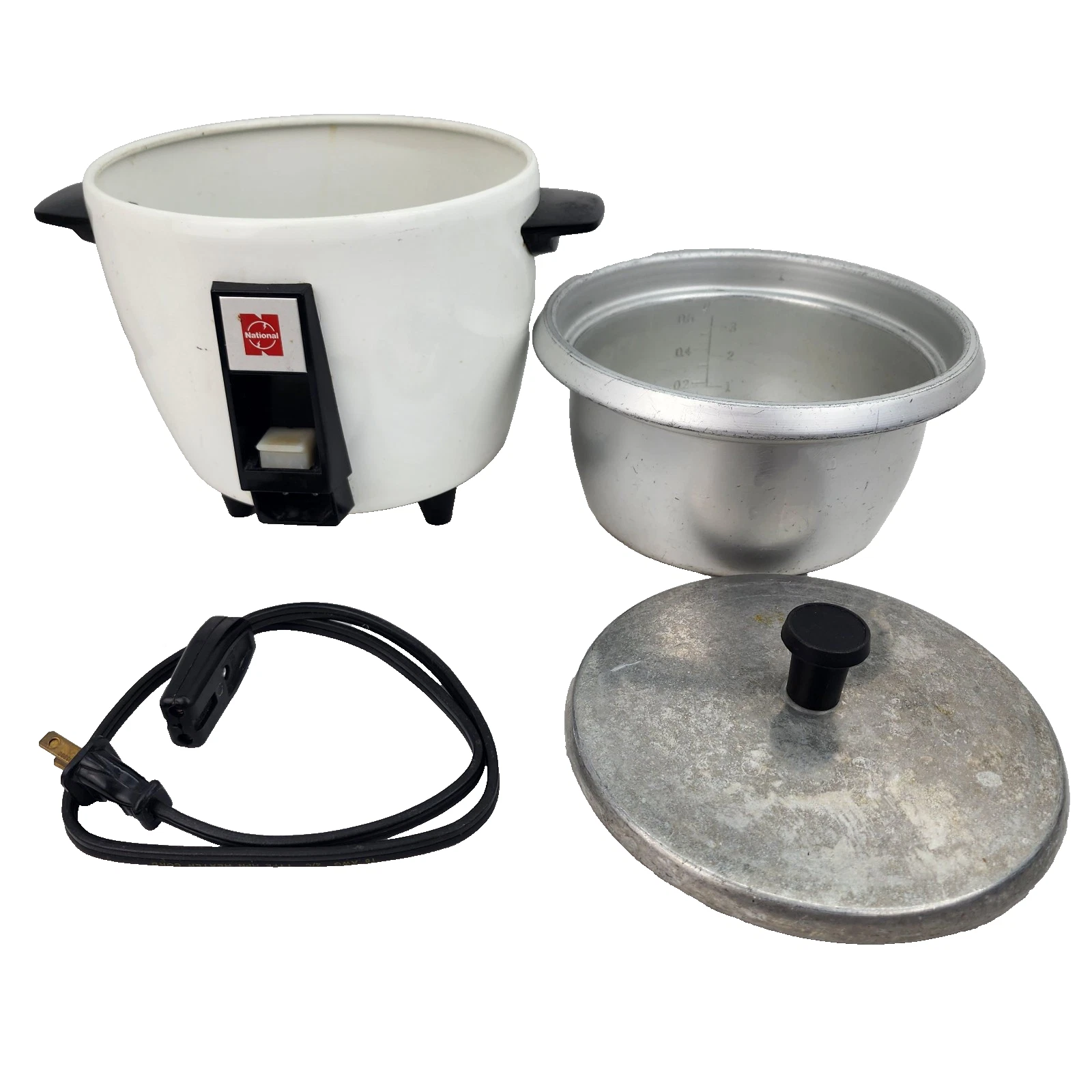 National Rice-O-Mat 3 1/2 Cup Rice Cooker Steamer SR-6E with Insert