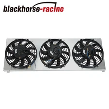 Aluminum Radiator Shroud+9"Fan For Radiator 1991-2001 Jeep Cherokee XJ Comanche