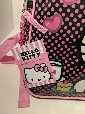 hello kitty party tea backpack AI ACCESSORY INNOVATIONS Full Size 16 Inch with Detachable Lunch Box : Clothing, Shoes & Jewelry denier recycled polyester Hello Kitty And Friends Magic