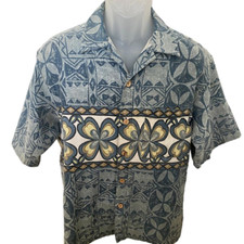 VTG O  NEILL Aloha Hawaiian Floral Tropical Short Sleeve Shirt Men M Medium