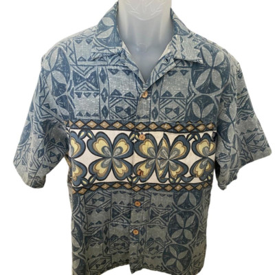 VTG O NEILL Aloha Hawaiian Floral Tropical Short Sleeve Shirt Men M Medium