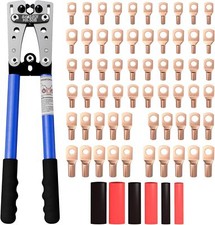 Herramienta Para Engarzar Cable De Bateria De Terminales Crimpadora AWG 8-1/0