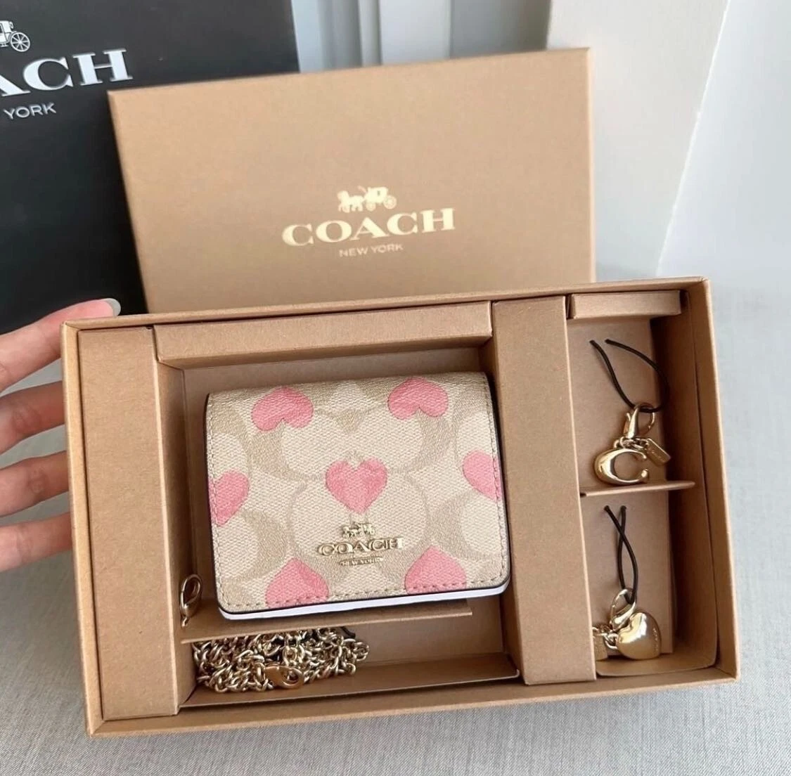 Coach signature mini wallet Clearance