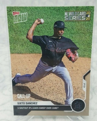 2020 Topps Now 357 SIXTO SANCHEZ