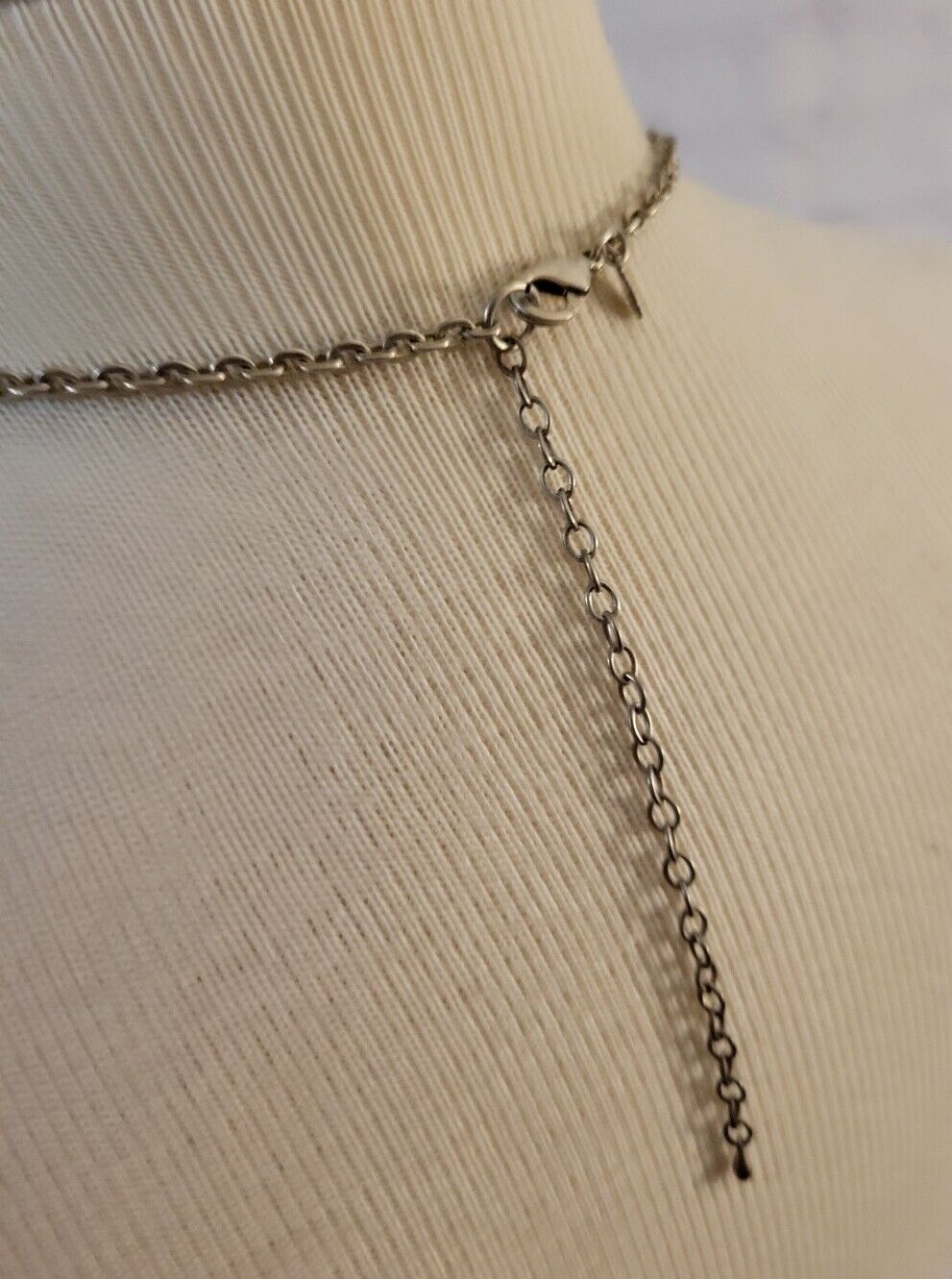 Premier Designs Silvertone Chain Charm Necklace 3… - image 6