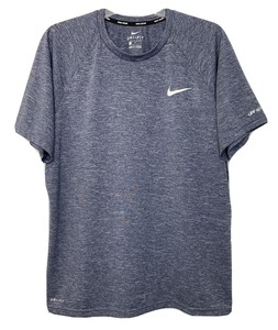 NIKE Swim Mens Shirt Size Large Blue 