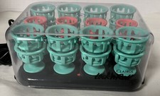 Clairol Lock N Roll Hot Hair Rollers Curlers 24 Spoolies Tested Works Vintage