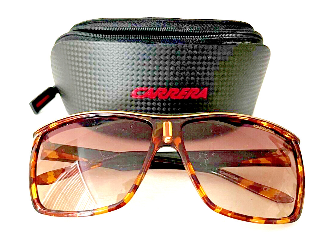 Women’s Carrera Square Tortoise Shell Sunglasses … - image 1