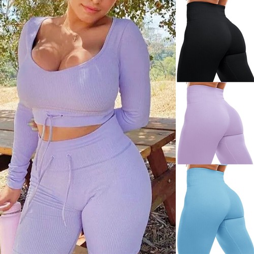 Yoga Pants With Drawstring Waist