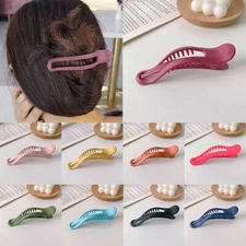 Large Barrettes Duckbill Clip Big Hairpin Accessories Candy Color Hair Clip#