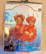 Disney The Little Mermaid Sebastian Halloween Costume Infant size 12-18 Months