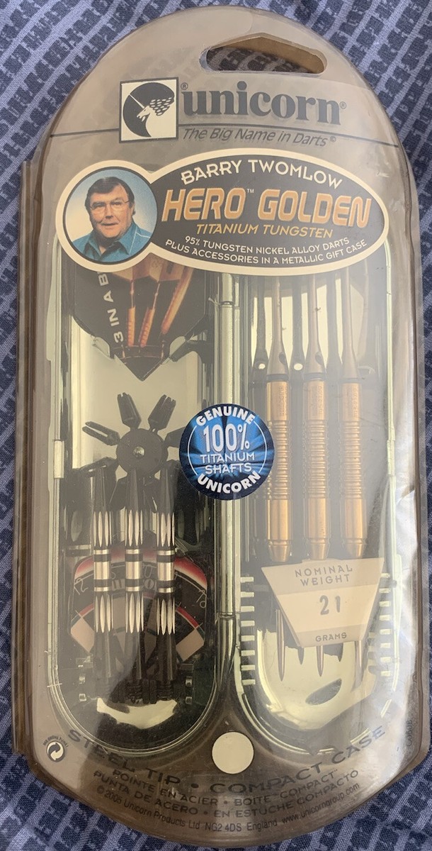RARE** Unicorn Barry Twomlow Hero Golden Darts 21 Grams RARE** Unicorn Barry Twomlow Hero Golden Darts 21 Grams