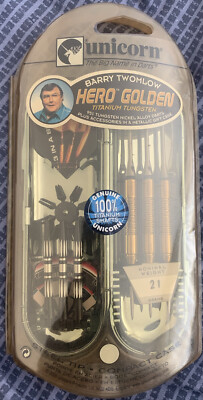 ダーツ unicorn HERO GOLDEN Barry Twomlow 17g RARE** Unicorn Barry Twomlow Hero Golden Darts 21 Grams