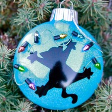 Christmas Vacation Fried Cat Tree Ornament Clark Griswold Cousin Eddie