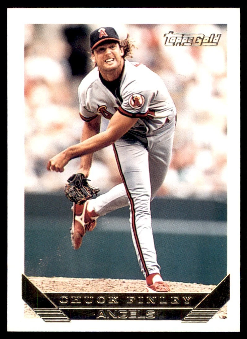 Chuck Finley trading card