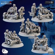 Trencher Heavy Weapon Miniatures | Imperial Soldiers | Grimdark Proxy Miniatur