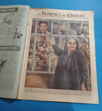 DOMENICA DEL CORRIERE  31- 1951 MAMMA SALVATORE GIULIANO,URLA GIUDA A PISCIOTTA
