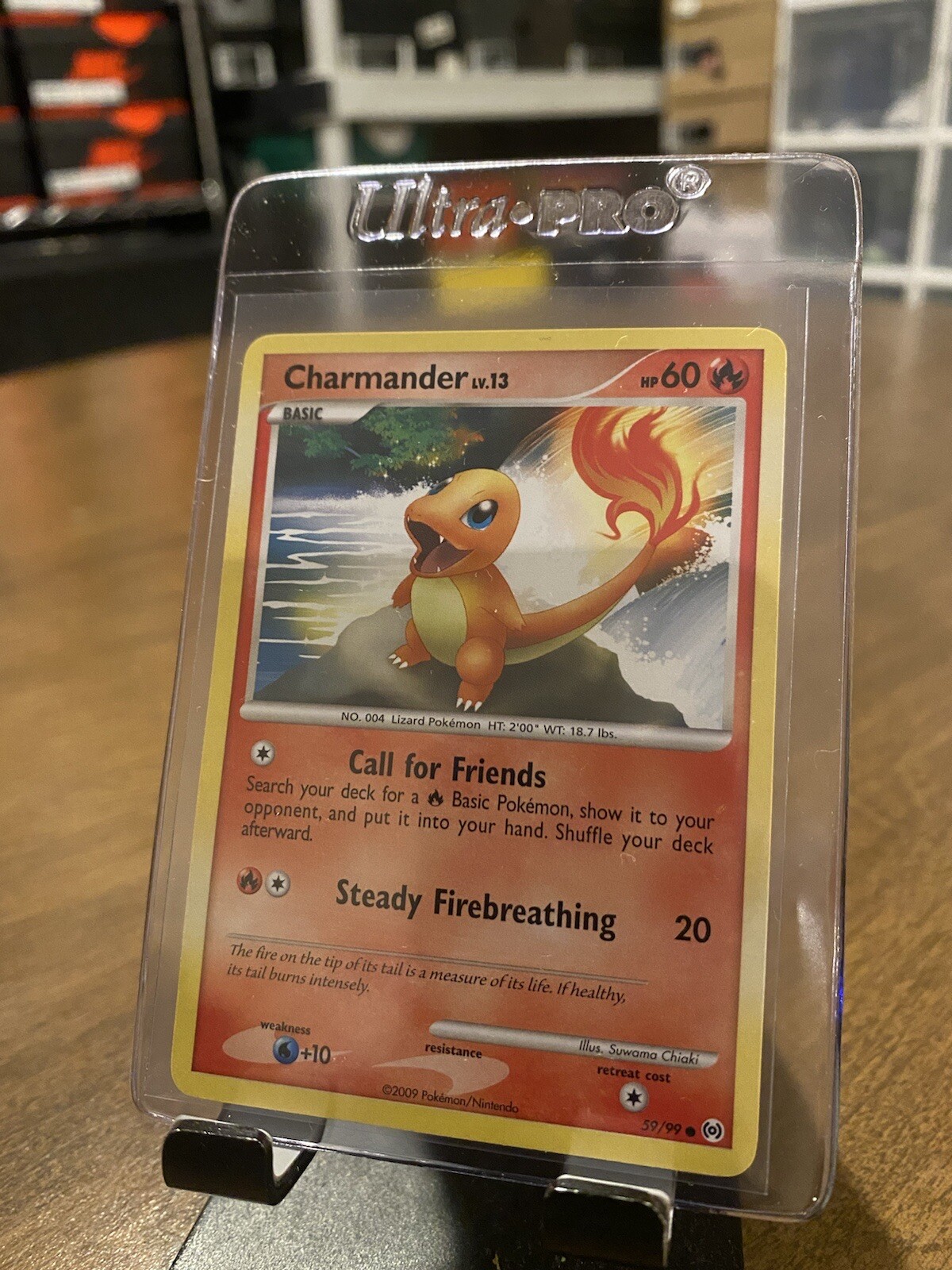 Pokémon 2009 Platinum Arceus - Charmander 59/99 - Rare - Near Mint