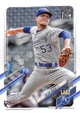 2021 Topps #US81 Tyler Zuber RC Rookie Card Kansas City Royals 💎⚾💎