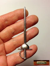 M01156 MOREZMORE Miniature Sword Weapon 84 x 22 mm Doll Dollhouse Mini Prop