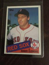 1985 MLB Topps Baseball  Roger Clemens RC  Boston Red Sox  #181