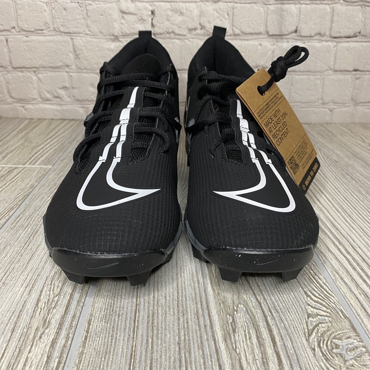 Nike Alpha Menace 3 Shark Football Cleats Men’s 10.5 Black CV0582-010 New Nike Alpha Menace 3 Shark Football Cleats Men main image 3