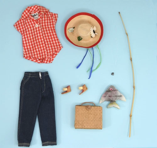 Vintage Barbie Picnic Set Near Mint, Complete #967 1959-1962