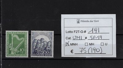 Deutschland 1950 Berlin Philharmoniker Unif 58/59