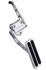 Lokar Gas Pedal Assembly Firewall Mount Brushed Aluminum For Gm Truck 1967-70