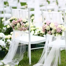 35g Organza Sheer Fabric for Craft Bridal Dress Bows Ribbon Wedding Decoration