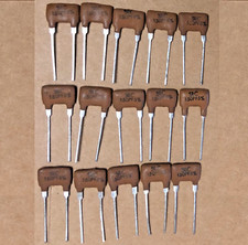 15 Condensateurs SRC 5% Mica Argenté NEUFS 150pF - 350V - 0.150nF  Silver Mica