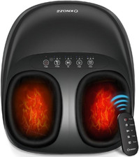 Foot Massager Machine with Heat, Shiatsu Deep Kneading Foot Massager with Remote