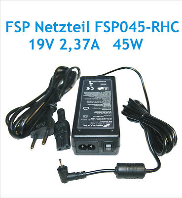 Netzteil für Asus Eee PC 1005HA + Strom Kabel 19V  2,37A 45W