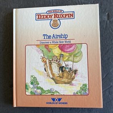 Teddy Ruxpin "The Airship" Book Only World of Wonder 1985