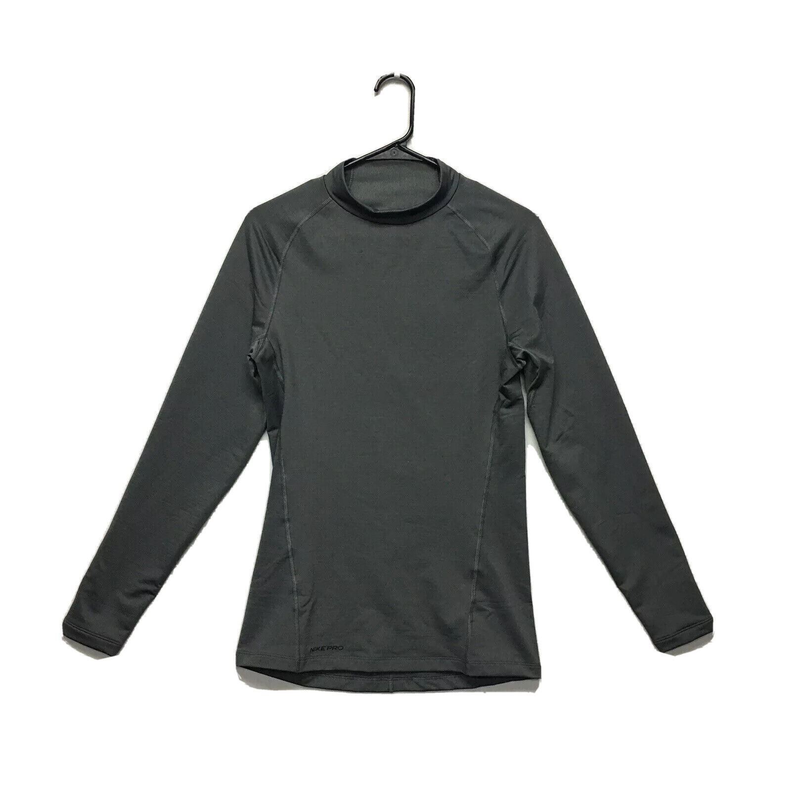 Мужская рубашка с длинным рукавом Nike Therma, размер S, серый топ небольшого размера #0068